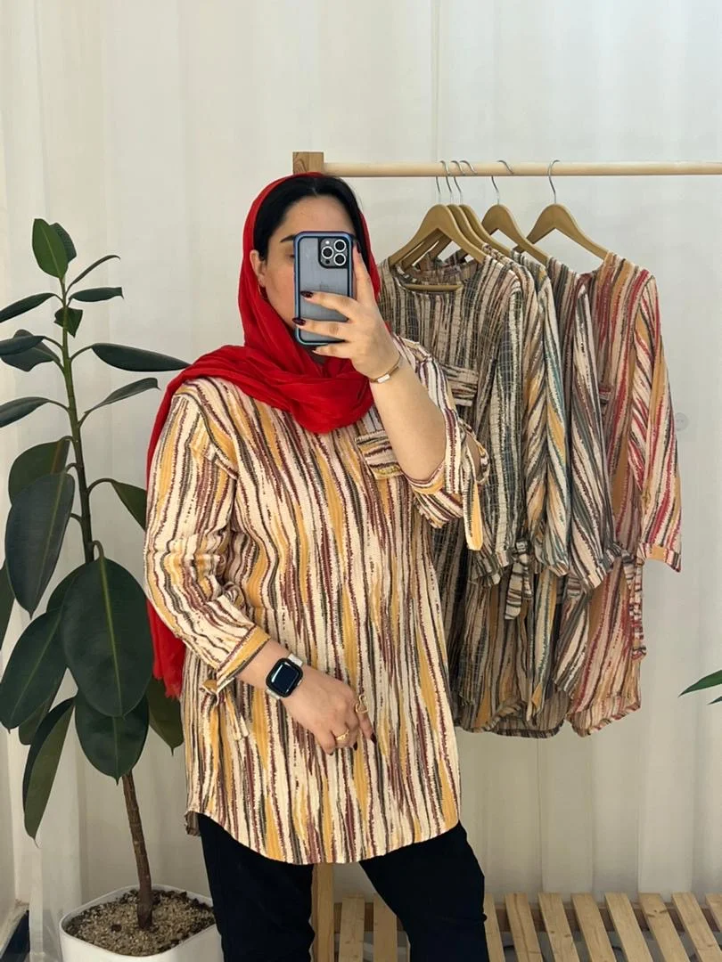 شومیز راه راه آس