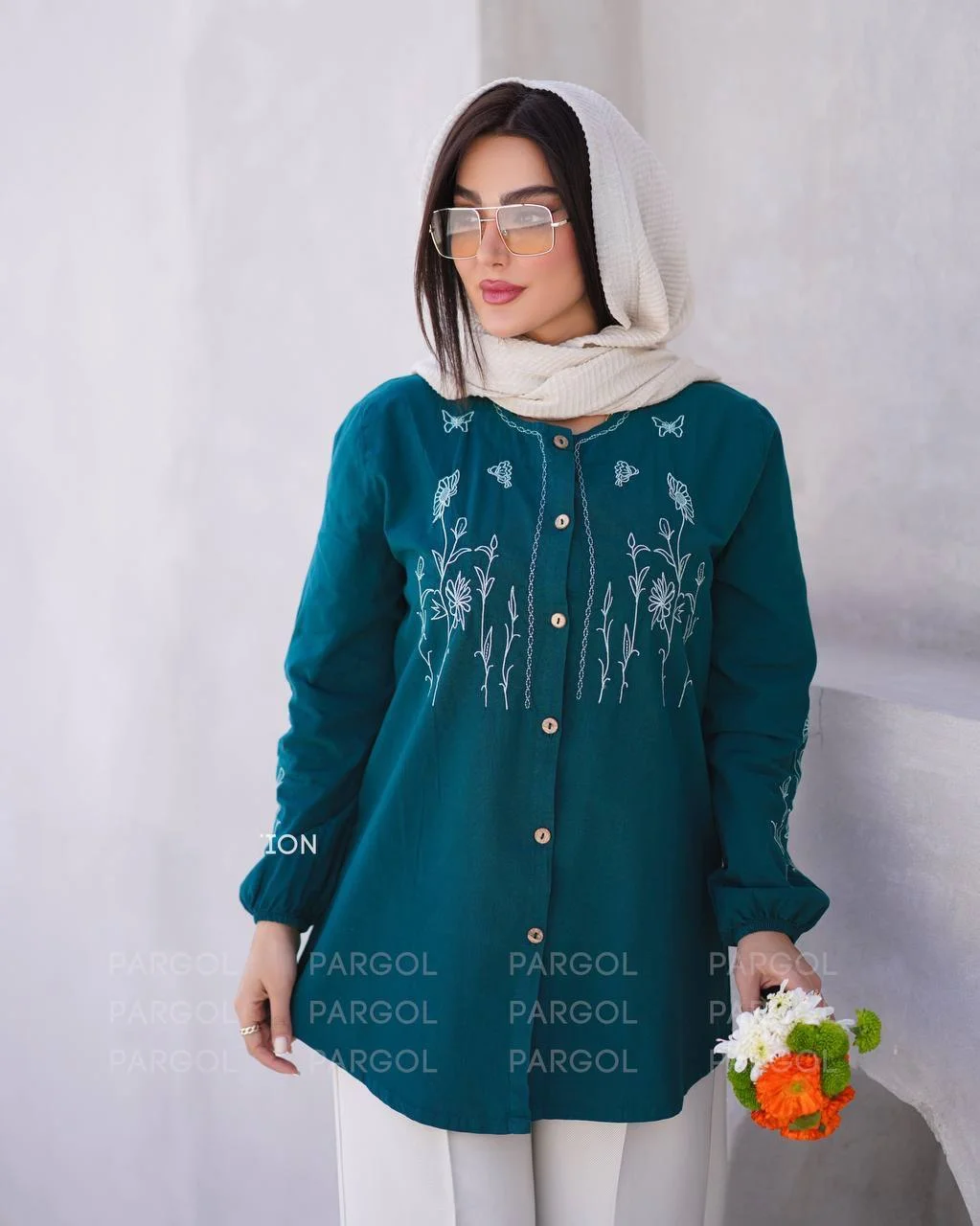 شومیز مانتو گلاره