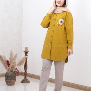 شومیز مانتویی نگین