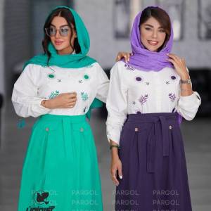 ست دو تیکه گلی