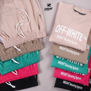 ست تیشرت و شلوار off-white