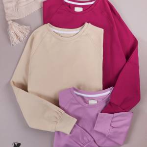 بلوز آستین بلند رنگی