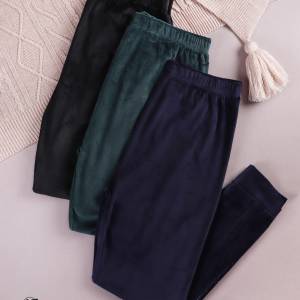 شلوار مخمل بغل نگین دار