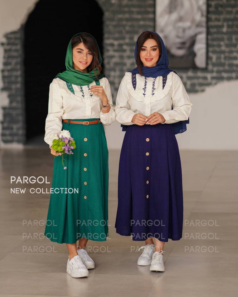 ست شومیز و دامن سالیا