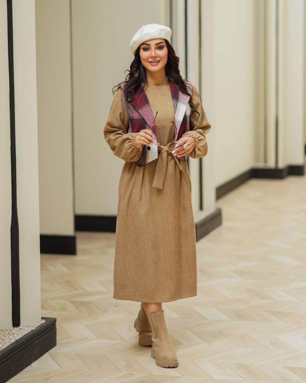 ست پیراهن و جلیقه ایرانا