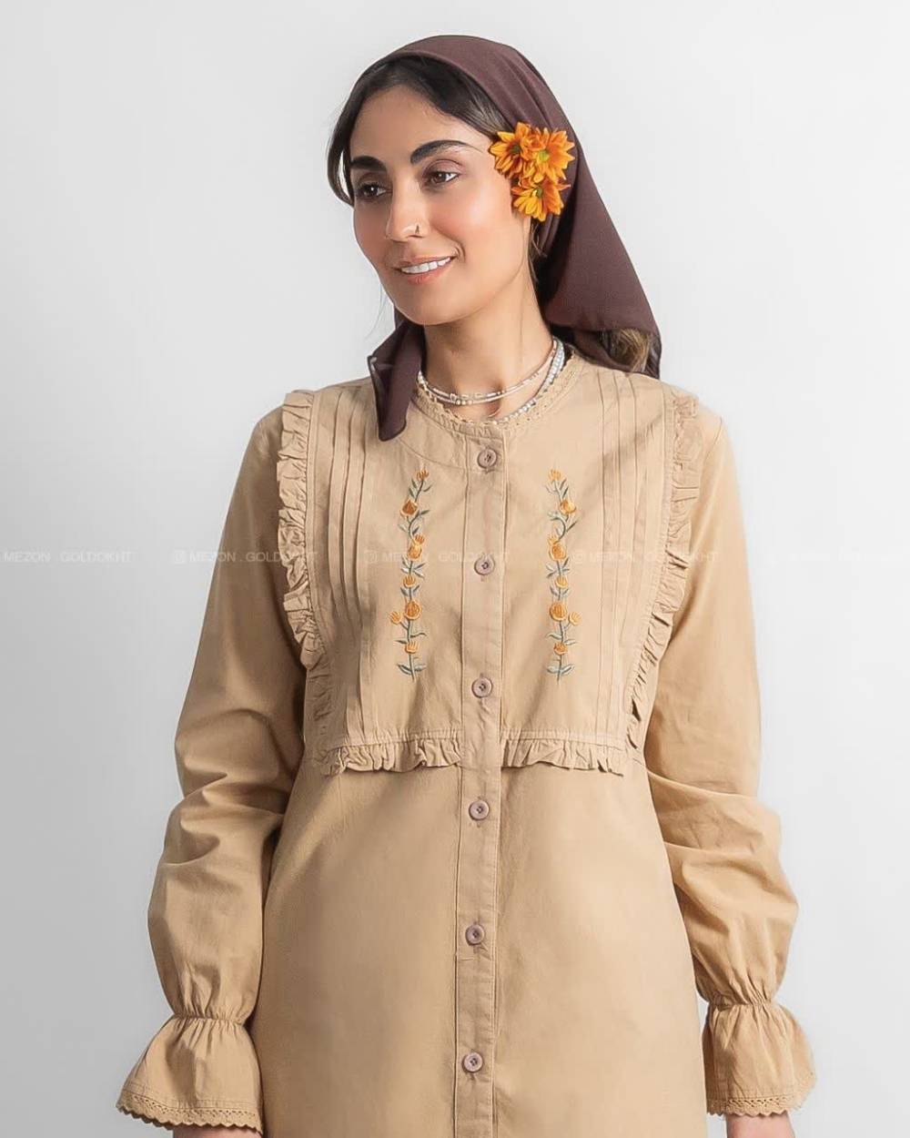 شومیز مانتویی ترلان